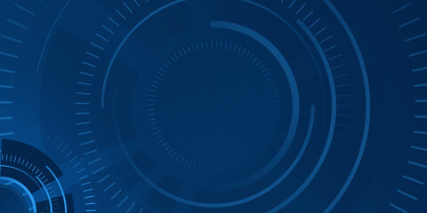 Modern blue geometric background. Technology multi shape composition. vector illustration.