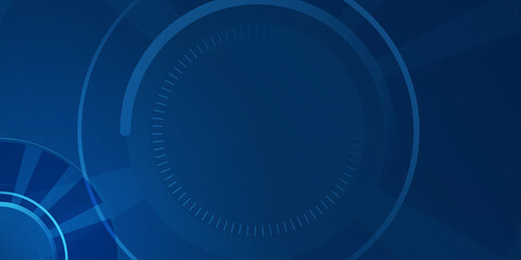 Abstract blue background with minimal point surface. Blue circle on white background. Simple pattern