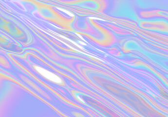 Fototapeta na wymiar An Abstract Background with Rippling and Shiny Pastel Colors