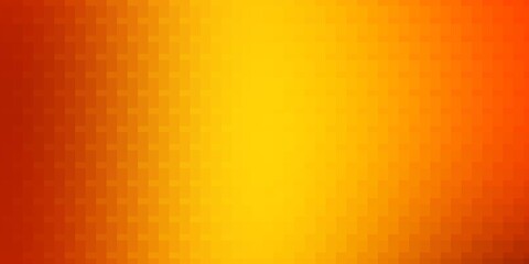 Light Orange vector backdrop with rectangles. Colorful illustration with gradient rectangles and squares. Pattern for commercials, ads.