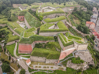 Kłodzko stronghold from the air