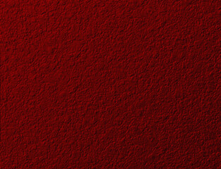 Abstract rough stucco surface background graphic in deep red, blank area with space for your text, copy