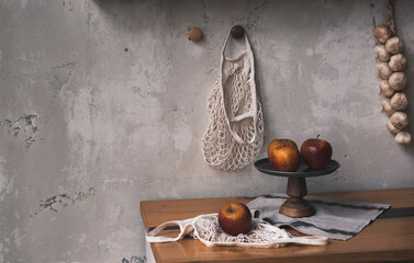 Interior of old house kitchen