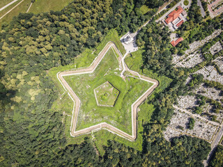 Nysa in Poland from the air