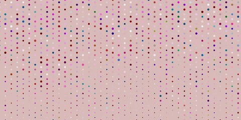 Light multicolor vector backdrop with dots.