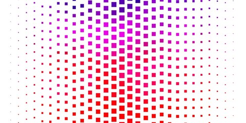 Light Purple, Pink vector pattern in square style. New abstract illustration with rectangular shapes. Pattern for commercials, ads.
