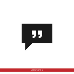 Speech bubble chat icon vector