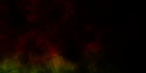 Dark Multicolor vector background with triangles.