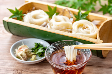 夏の風物詩　そうめん