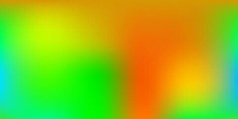 Obraz premium Dark Green, Red vector gradient blur texture.