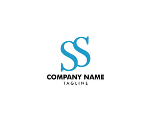 Initial Letter SS Logo Template Design