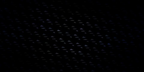 Dark BLUE vector background with polygonal style.