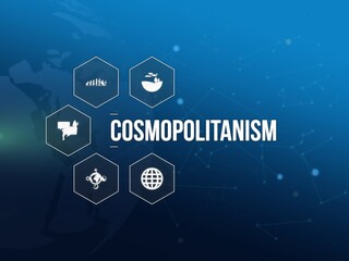 Fototapeta premium cosmopolitanism