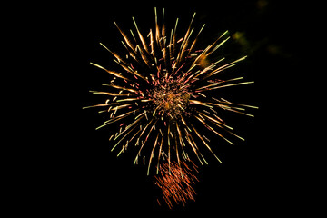 Fototapeta premium fireworks in the night sky
