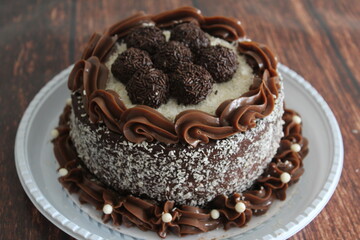 Torta de Brigadeiro de prestígio 