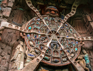 the dazu rock carvings in china