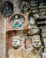the dazu rock carvings in china