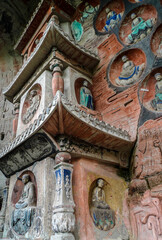the dazu rock carvings in china