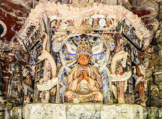 the dazu rock carvings in china
