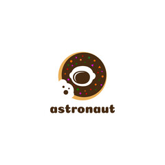 Astronaut Logo Vector