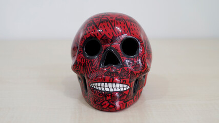 MEXICAN SKULL, MEXICAN ART,  DAY OF THE DEAD, MEXICAN TRADITION