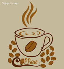 design logo coffee  shop