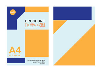 vector brochure design in eps 10. simple template and ready to edit