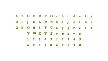 1745 written on a white background by individual letters with a shaped font 3D illustrated on the wall with bottom shadows