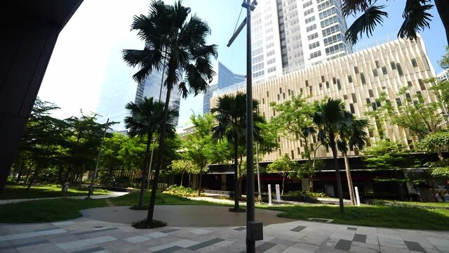 Stunning landscape in BGC Philippines 4k