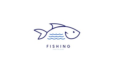 Fish Logo Icon Template