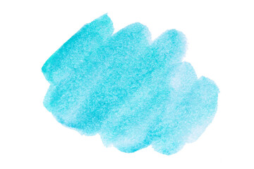 Abstract paint blue watercolor background.