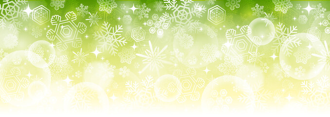 冬 クリスマス素材 雪の結晶の背景イラスト Wall Mural Kinusara