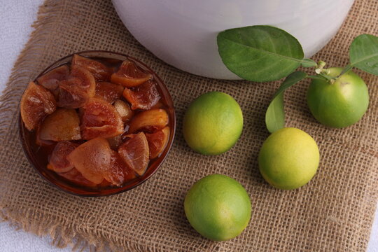 Indian lemon pickle commonly called as nimbu ka achaar