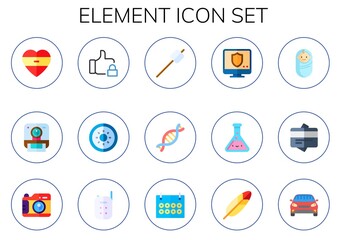 element icon set