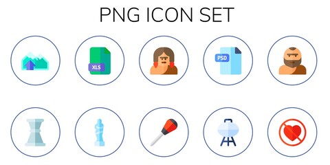 png icon set