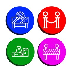 waiting simple icons set