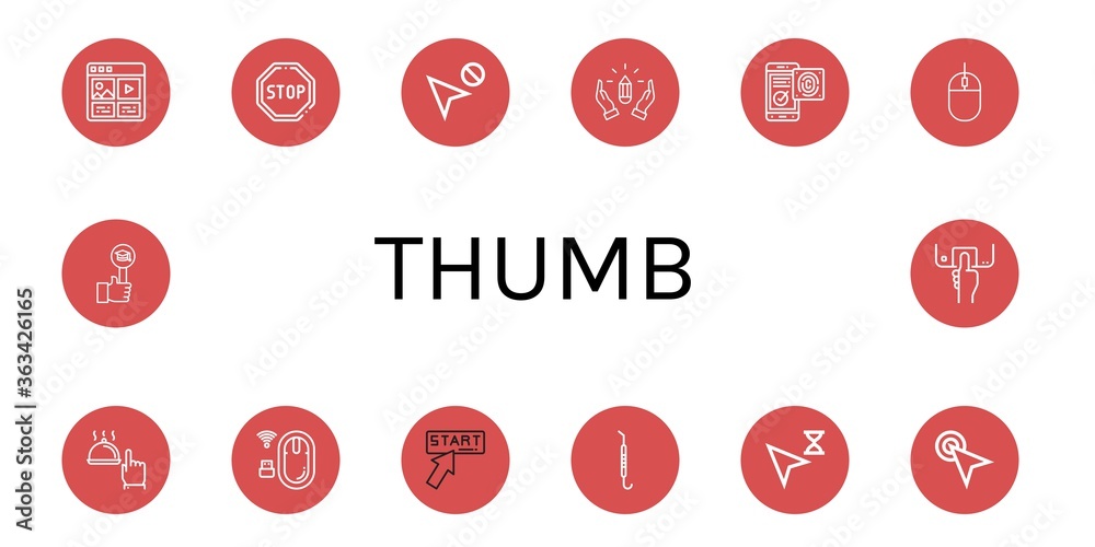 Canvas Prints thumb icon set