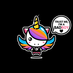 bad boy character vector design