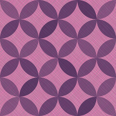 Interlacing circles parts arabic seamless vector 