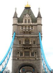 Fototapeta na wymiar The iconic Tower Bridge of London, UK