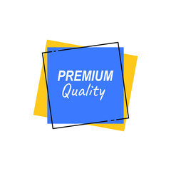 Modern Abstract Premium Quality Label