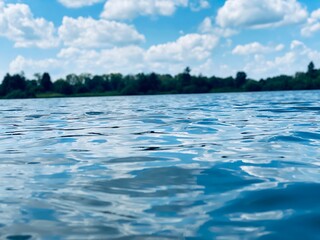 lake and sky