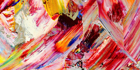 Colorful abstract background wallpaper. Modern motif visual art.  Mixtures of oil paint. Trendy...