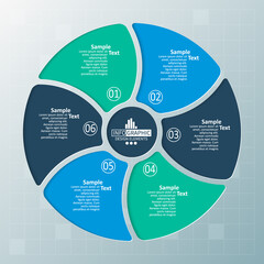 Abstract 3D Paper Infographics. Business template .Vector illustration
