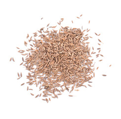 Assortment of beans and lentils in wooden spoon on teak wood background