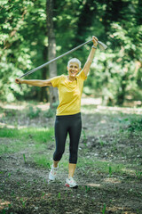 Resistance Band Walking Exercise