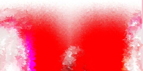 Light red vector poly triangle texture.