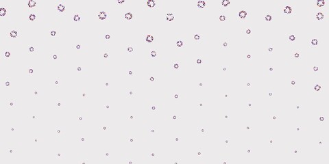 Light green, red vector pattern with spheres.