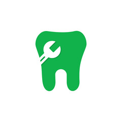 dental repair logo , clinic dentist logo