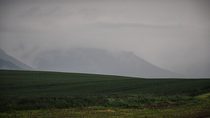 Wambierzy, en route Main Sudetes Trail in Poland